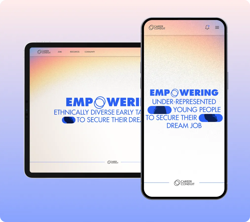 Diseño responsive de proyecto Career Conduit